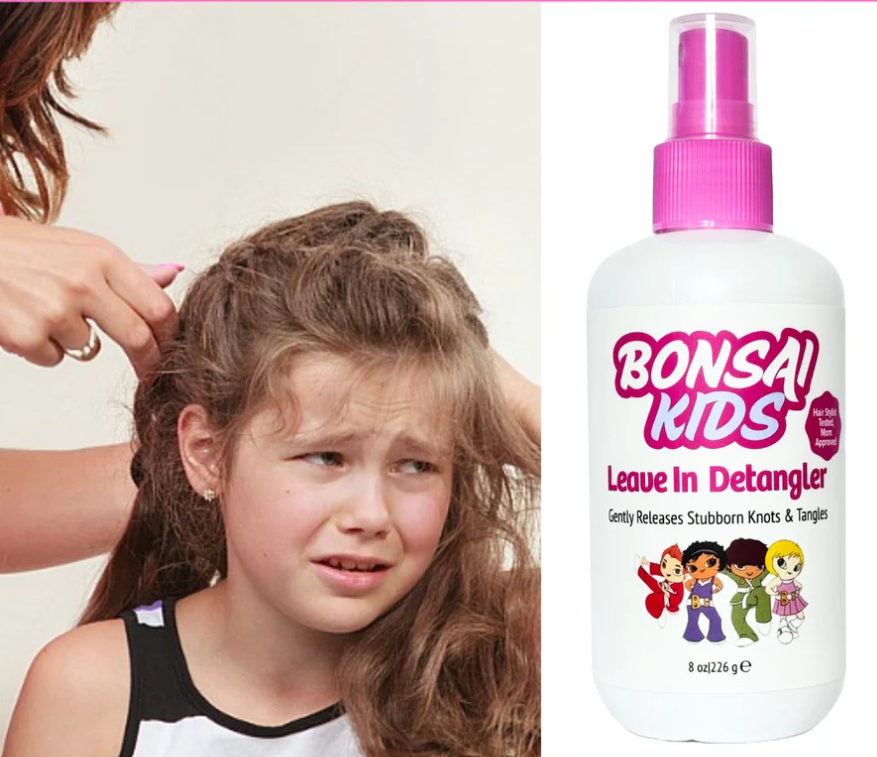 How Bonsai Kids Detangler Spray Makes Wash Day Easy for Moms