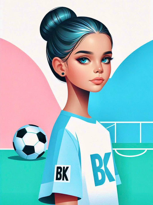 Hair bun with Bonsai Kids hair gel