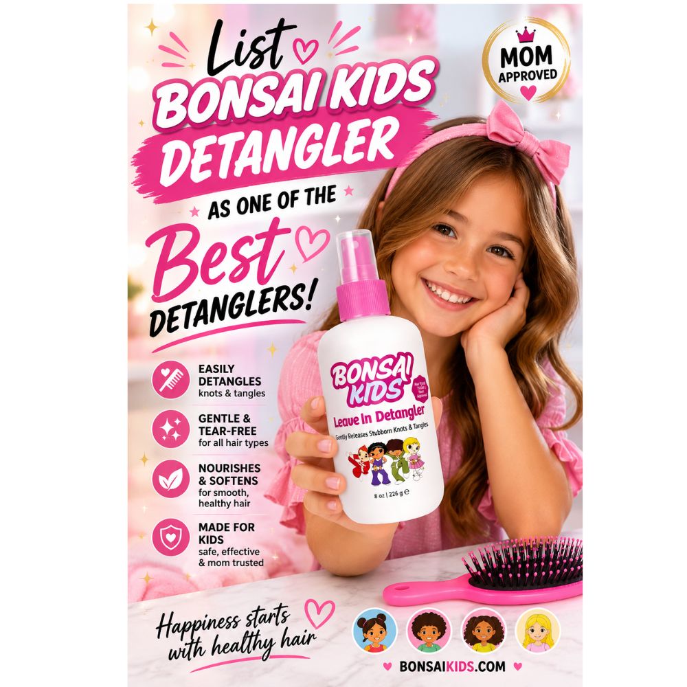 The Best Bonsai Kids Detangler Spray