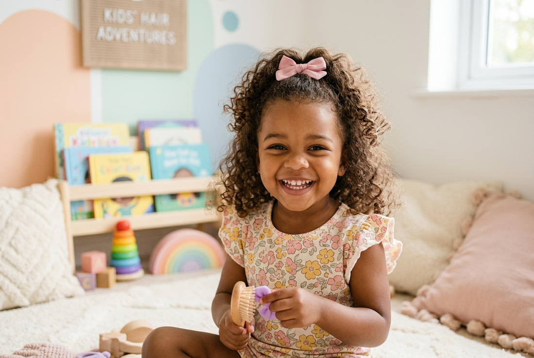How to Create a Half-Up Hairstyle for Kids