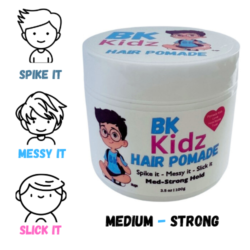 BK Kidz Hair Pomade, Strong Hold, 3.5 oz Boys and Toddlers