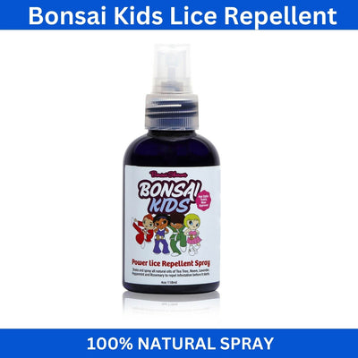 Repel lice naturally with our 100% natural lice repellent spray. Infused with essential oils like Tea Tree, Neem, Lavender, Peppermint, Rosemary, and Vanilla Extract. Safe for all hair types, clothes, hats, and bedding. Cruelty-free and free from pesticides, phthalates, formaldehyde, and parabens.