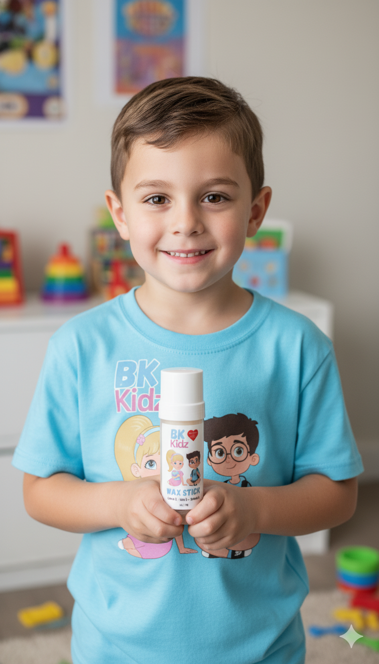 Bonsai Kids Hair Wax Stick - Flyaway Tamer & Easy Styling for