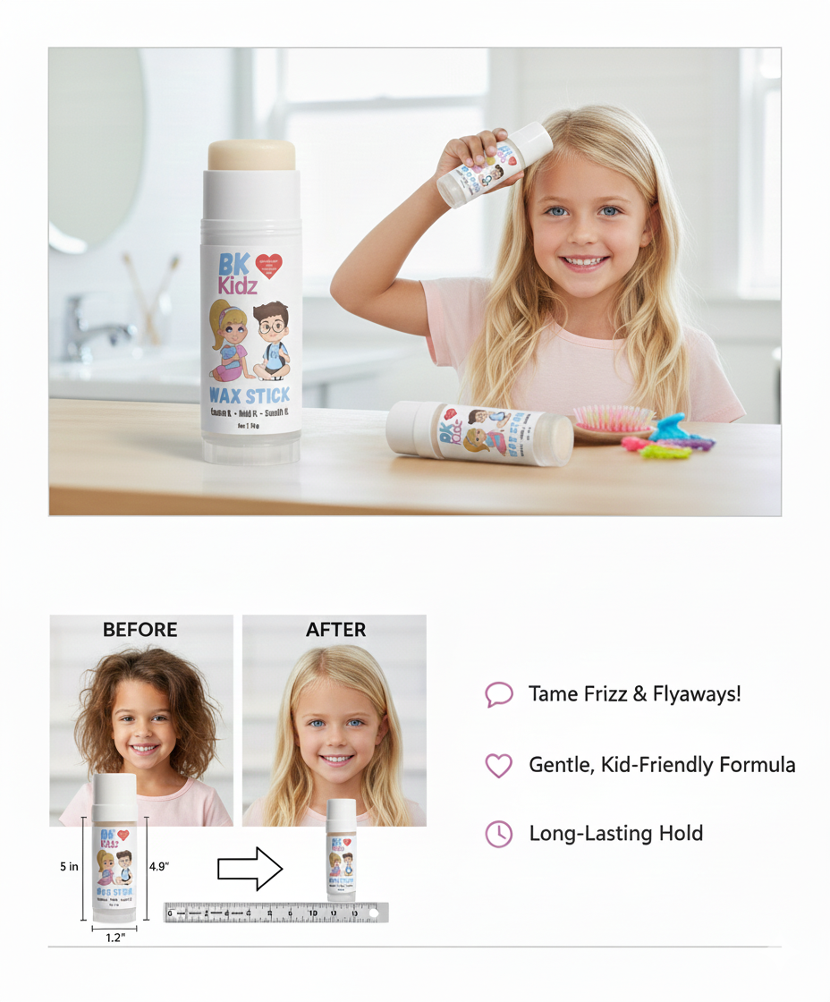 Wax Stick - BK Kidz - Control it - Hold it - Smooth it