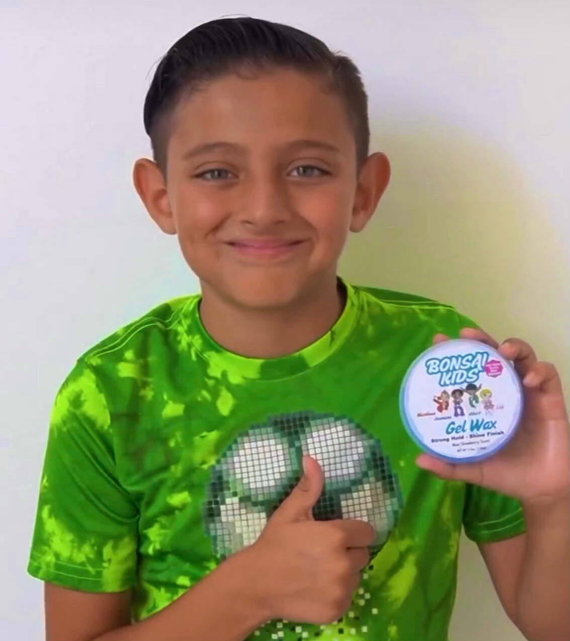 Buy Bonsai Kids Boys Hair Gel Wax - The ultimate gel-wax blend for spiky, slick, or messy hairstyles. Perfect for all hair types—thin to thick. Fresh strawberry scent and easy application for kids, toddlers, and girls.