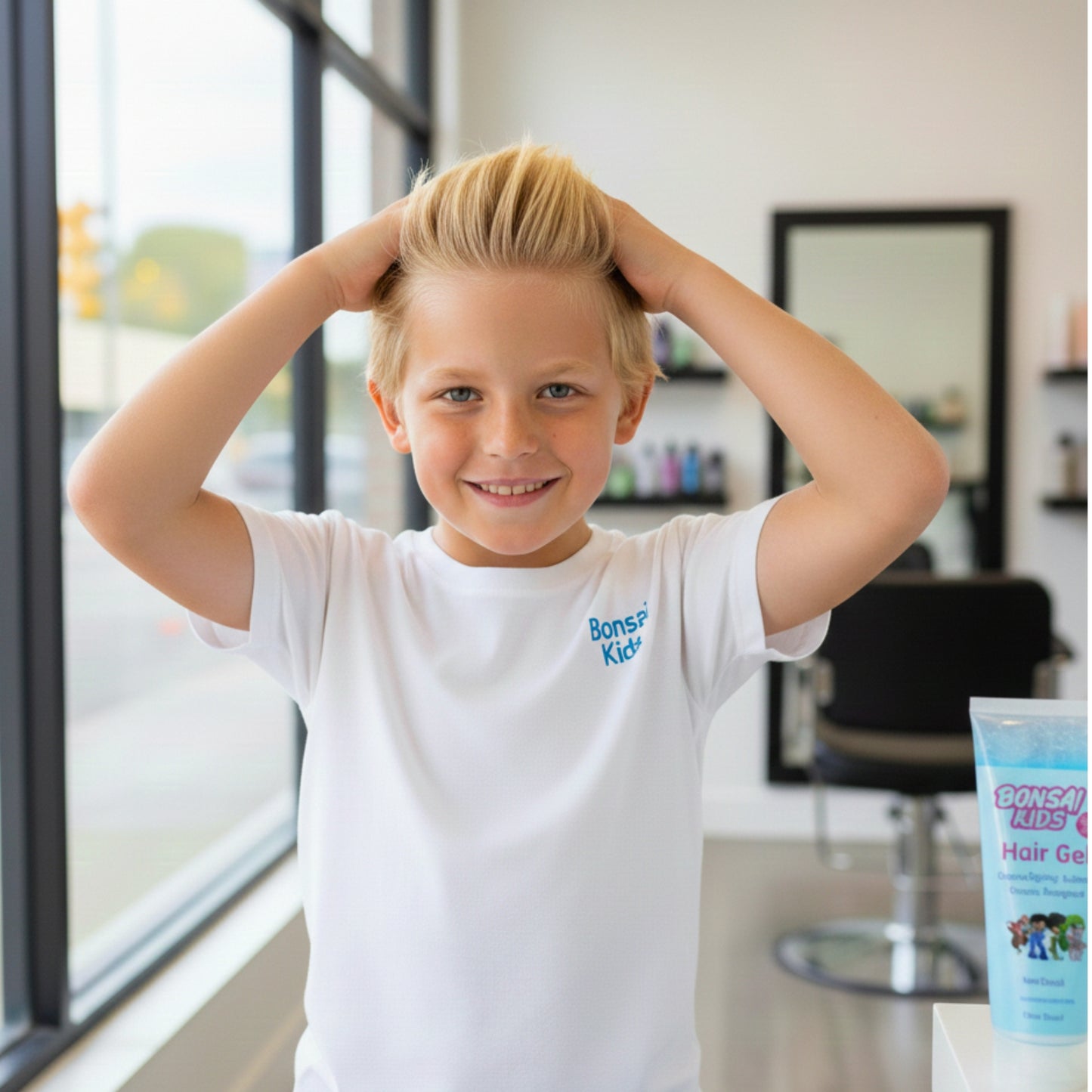 Hair Gel for Boys and Toddlers 8 oz of Strong Hold, No Flakes Long-Lasting Style