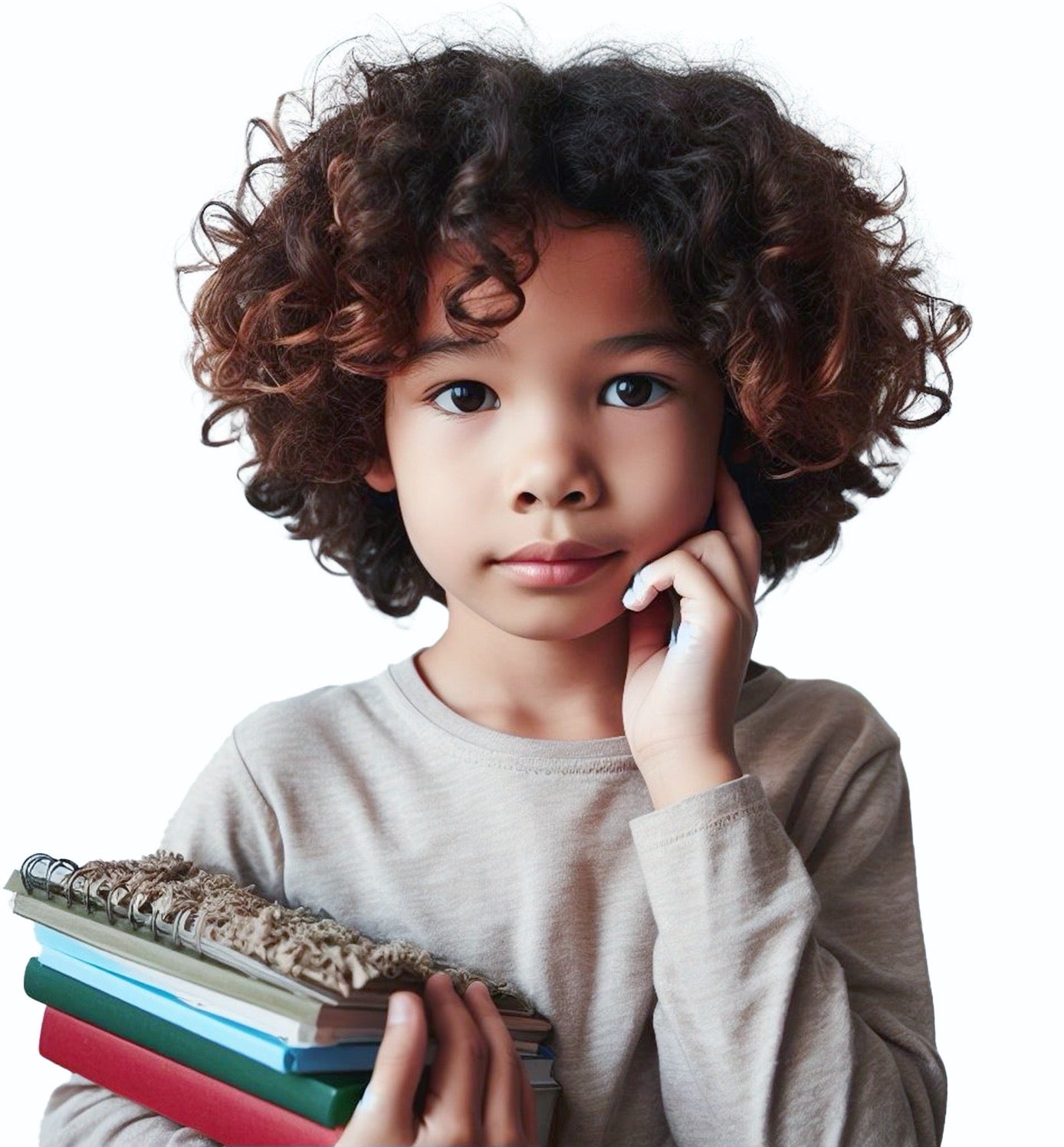 boys with curly hair