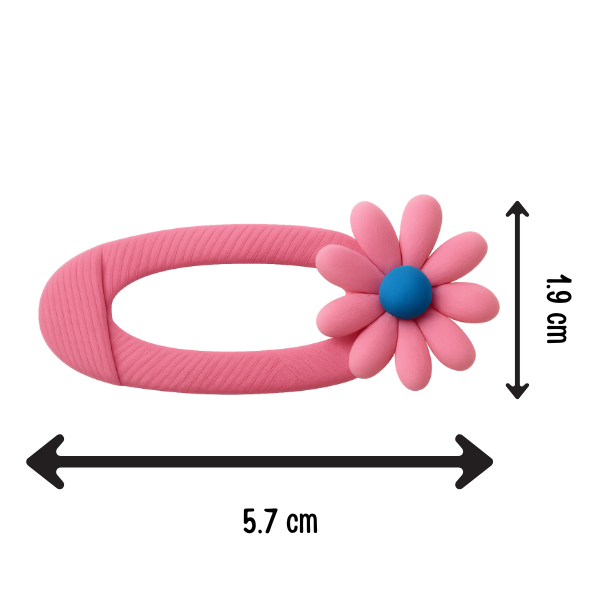 Hair Clips for Girls – 10 Pcs No-Slip Snap Barrettes | Colorful Flower Design | Cute Hair Accessories for Kids, Teens & Women
