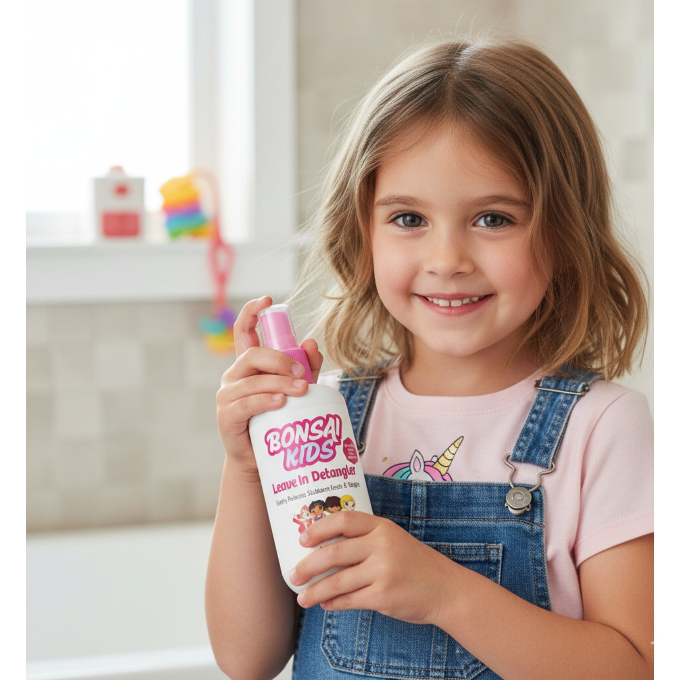 Girls Detangler Spray 8oz - Girls & Toddlers - No More Tangles and Snarls