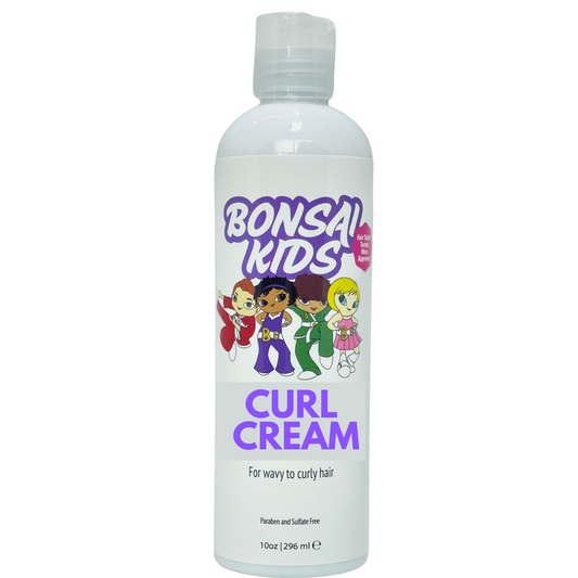 Buy Curl Cream for Kids, Toddlers & Girls - Perfect for fine to thick, wavy, and curly hair. Define and shape curls with our lightweight, anti-frizz formula. Offers flexible hold with no grease or crunch.