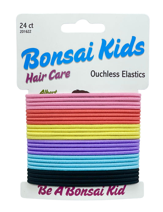 Bonsai Kids Hair Elastics-Pain-free, damage-free elastics won't snag or pull your hair
