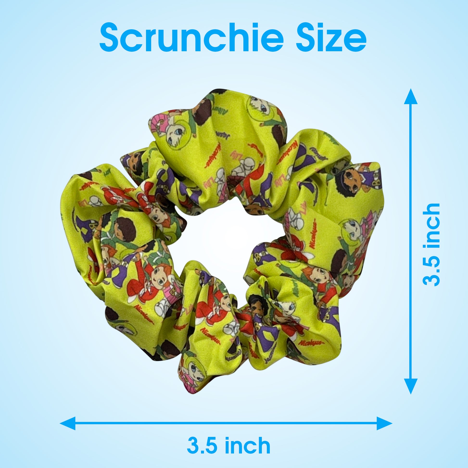 Scrunchies for all hair types and styles, ideal for straight or curly hair, ponytails, buns, updos, and cute pigtails. Use one or all three for a unique look.