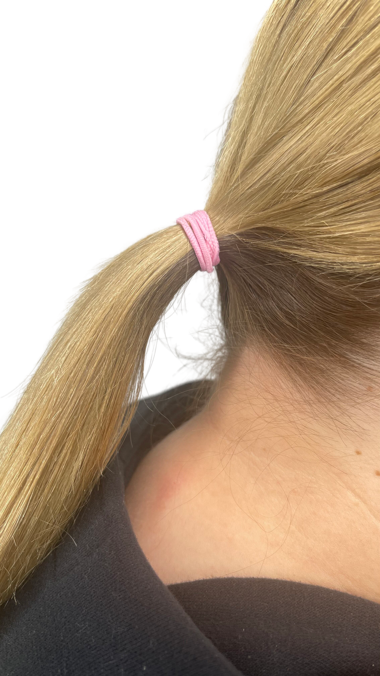  Bonsai Kids Ouchless Elastics—shop now for what every girl wants: a pretty and unique hairstyle. Style their hair in comfort with maximum flexibility and hold, perfect for everything from messy buns to sleek ponytails. The braided design and thick inner core ensure durability and comfort.